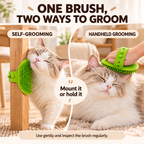 Wraparound Cat Self-Grooming Brush – Furniture-Leg & Handheld Groomer Fursera