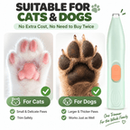 Rechargeable LED Pet Paw Trimmer for Dogs & Cats Fursera