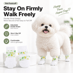 Disposable Dog Booties – Waterproof Paw Covers with Adjustable Straps, 20-Pack Fursera