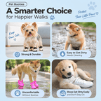 Disposable Dog Booties – Waterproof Paw Covers with Adjustable Straps, 20-Pack Fursera