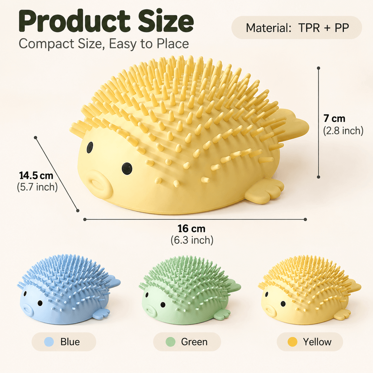 Pufferfish Cat Self-Grooming Brush with Catnip Fursera