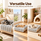 Plush Pet Sofa Mat – Couch Protector for Cats & Dogs Fursera