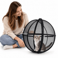 Pop-Up Cat Playpen – Foldable Mesh Tent for Indoor & Outdoor Play Fursera