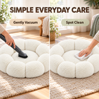 Flower-Shaped Pet Bed for Cats & Small Dogs – Soft Fleece Donut Bed Fursera