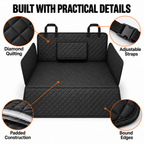 Quilted Dog Cargo Liner with Side Panels & Bumper Flap Fursera