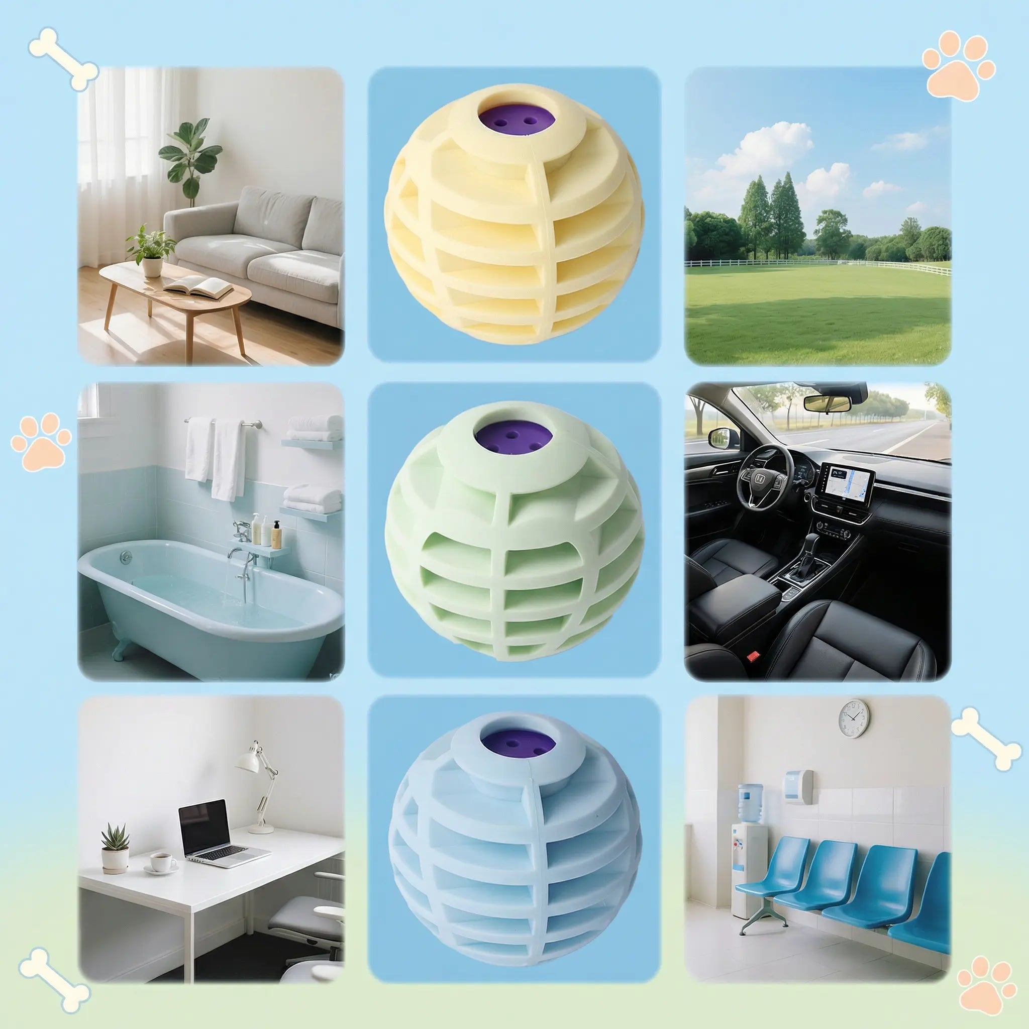 Squeaky Pet Ball – Interactive Sound Toy for Dogs & Cats