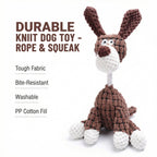 Interactive Dog Toy – Durable Squeaky Chew for Aggressive Dogs