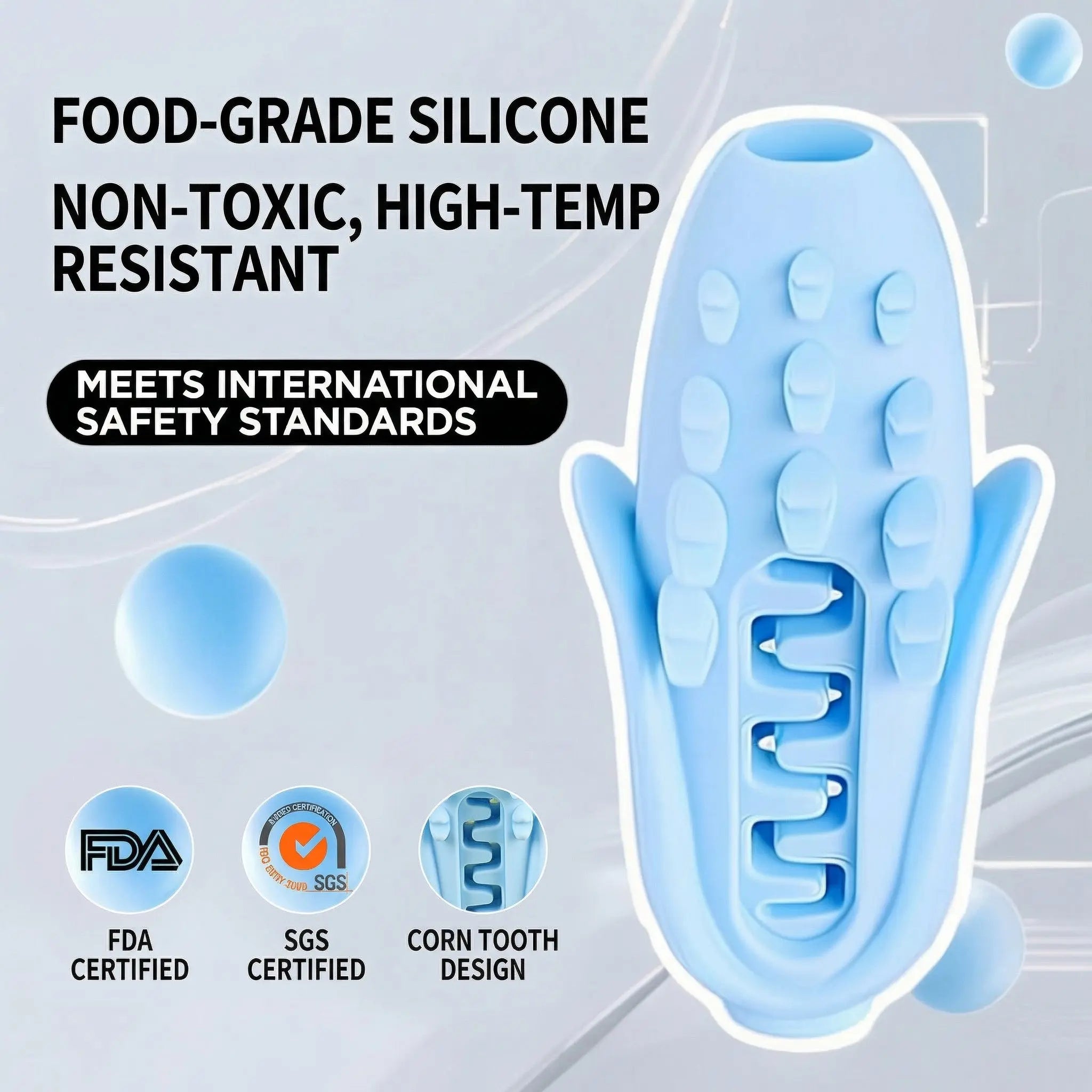 Corn Dog Chew Toy – Silicone Teething & Dental Toy