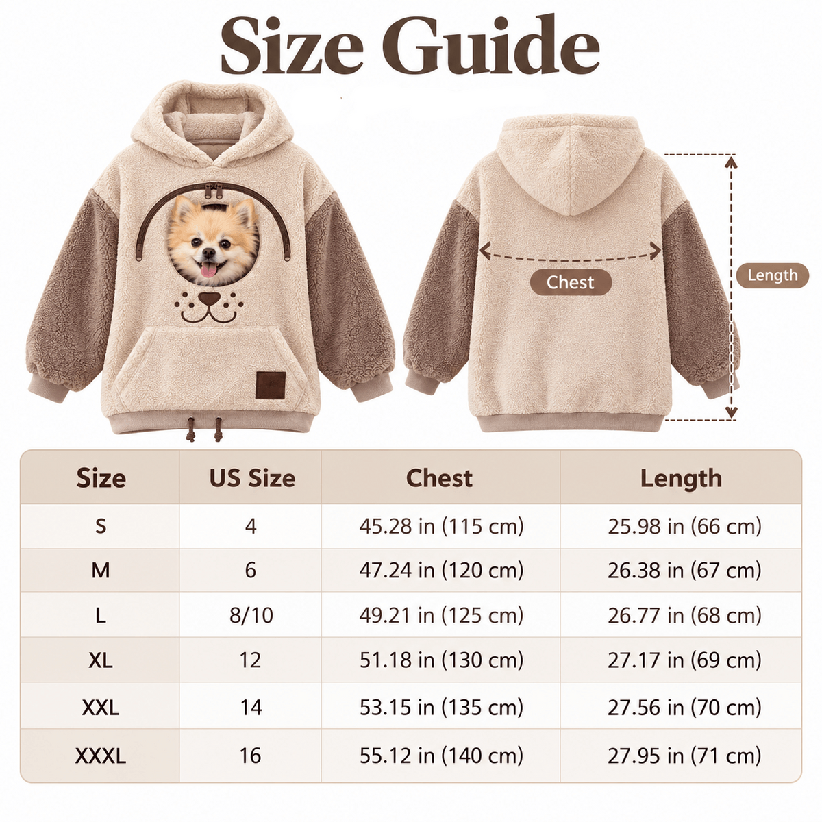 Fleece Pet Carrier Hoodie – Cozy Pullover for Small Dogs Fursera