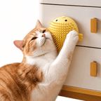 Pufferfish Cat Self-Grooming Brush with Catnip Fursera