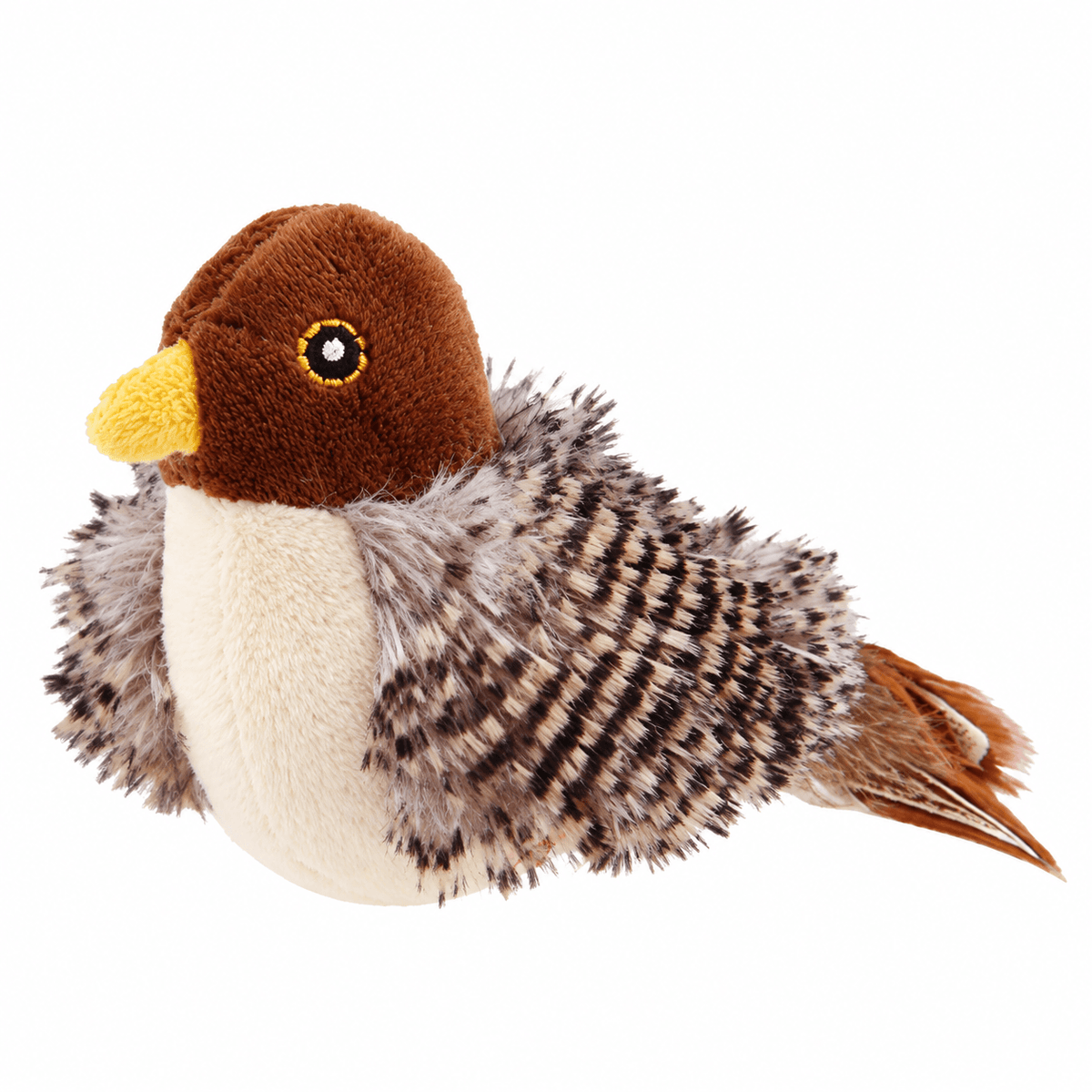 Realistic Chirping Bird Cat Toy with Flapping Wings Fursera