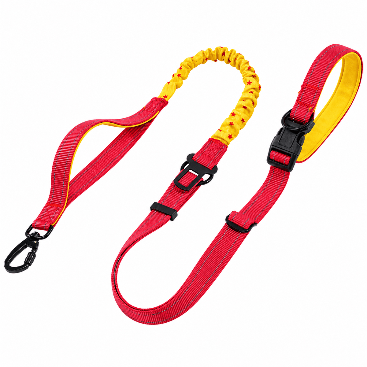 4-in-1 Hands-Free Dog Leash – Adjustable Bungee Lead Fursera