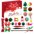 Christmas Pet Toy Advent Calendar – Holiday Countdown Gift Box, Cat or Dog Version Fursera