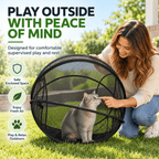 Pop-Up Cat Playpen – Foldable Mesh Tent for Indoor & Outdoor Play Fursera