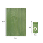 HDPE and EPI dog poop bags with leak-proof rolls and free dispenser