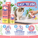 Flea & Tick Spray – Choose Dog or Cat Formula, 2 fl oz (60 mL) Fursera