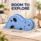 Elephant Felt Cat Tunnel & Hideaway – Indoor Cat Play & Rest Space Fursera