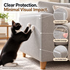 Clear Cat Scratch Furniture Protector Roll – Self-Adhesive & Cut to Fit Fursera