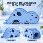 Elephant Felt Cat Tunnel & Hideaway – Indoor Cat Play & Rest Space Fursera
