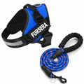 Adjustable Reflective Dog Harness with Padded Control Handle Fursera