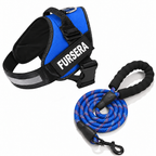 Adjustable Reflective Dog Harness with Padded Control Handle Fursera