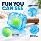 Squeaky Hammer Dog Toy with Enclosed Ball – Interactive Fetch & Carry Toy Fursera