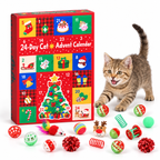 24-Day Pet Advent Calendar for Cats & Dogs – Christmas Toys & Accessories Fursera
