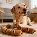 4-Link Squeaky Sausage Dog Toy