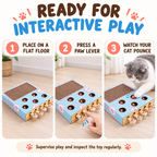 Interactive Pop-Up Mouse Cat Toy & Scratcher Fursera