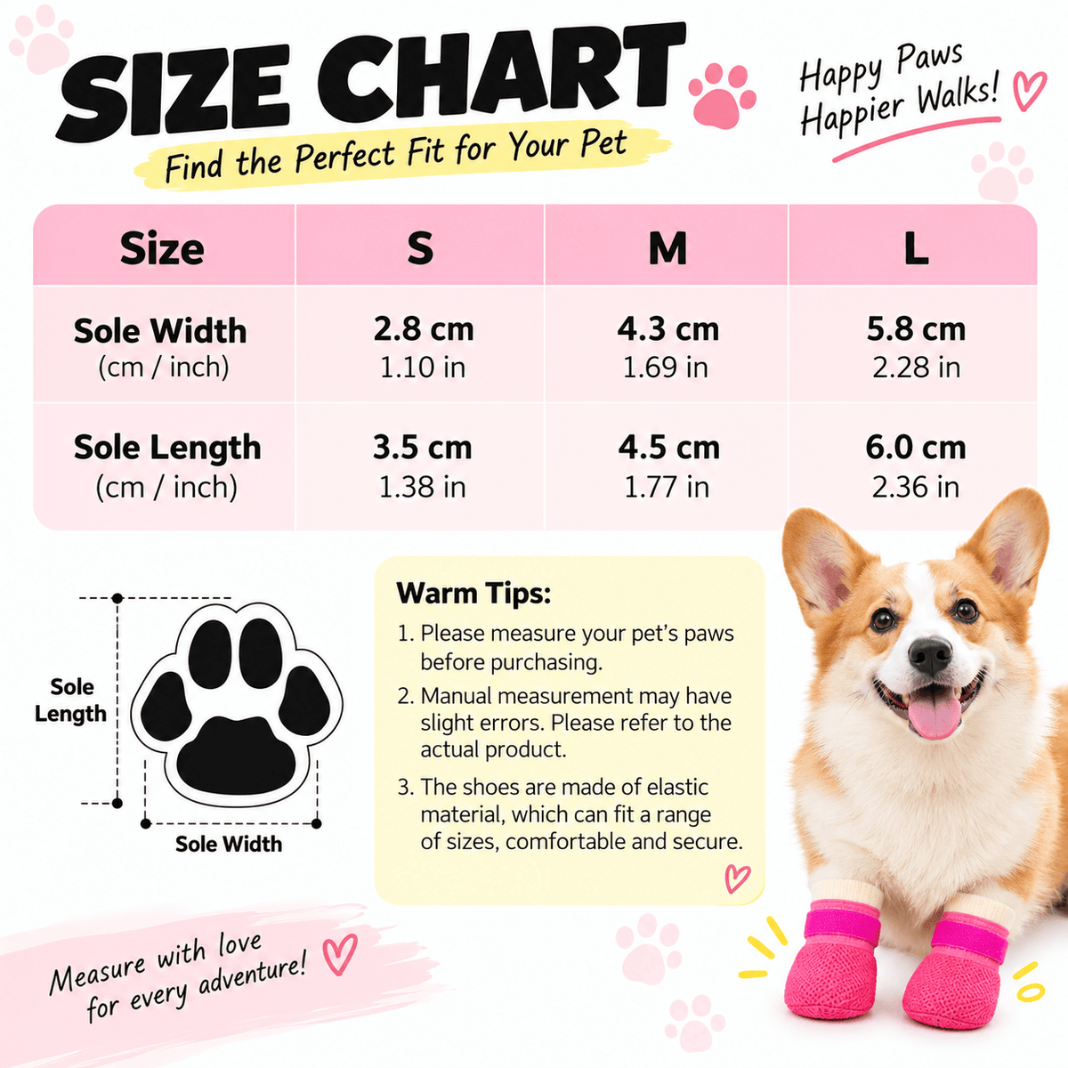 Non-Slip Dog Boots with Waterproof Soles – Set of 4 Fursera