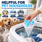 Reusable Floating Pet Hair & Lint Catcher for Top-Loading Washers Fursera