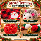 24-Day Pet Advent Calendar for Cats & Dogs – Christmas Toys & Accessories Fursera