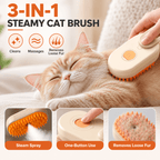 3-in-1 Pet Spray Brush for Cats & Dogs – Groom, Massage & Remove Loose Fur Fursera