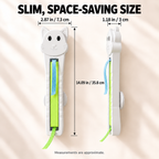 Wall-Mounted Automatic Cat Ribbon Toy – 2-Speed USB-C Rechargeable Teaser Fursera