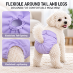 Washable & Reusable Dog Diaper – Soft, Absorbent & Adjustable Fursera