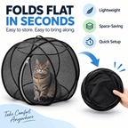 Pop-Up Cat Playpen – Foldable Mesh Tent for Indoor & Outdoor Play Fursera