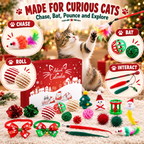 Christmas Pet Toy Advent Calendar – Holiday Countdown Gift Box, Cat or Dog Version Fursera