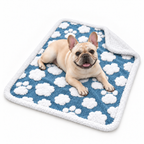 Reversible Plush Pet Blanket for Dogs & Cats – Fluffy Sofa & Bed Throw Fursera
