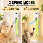 Wall-Mounted Automatic Cat Ribbon Toy – 2-Speed USB-C Rechargeable Teaser Fursera