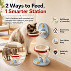 2-in-1 Wall Mounted & Elevated Cat Bowl Fursera
