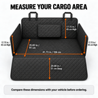 Quilted Dog Cargo Liner with Side Panels & Bumper Flap Fursera