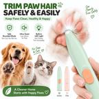 Rechargeable LED Pet Paw Trimmer for Dogs & Cats Fursera