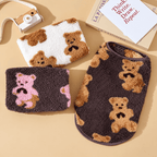 Teddy Bear Fleece Dog Vest – Soft & Cozy Pullover Fursera