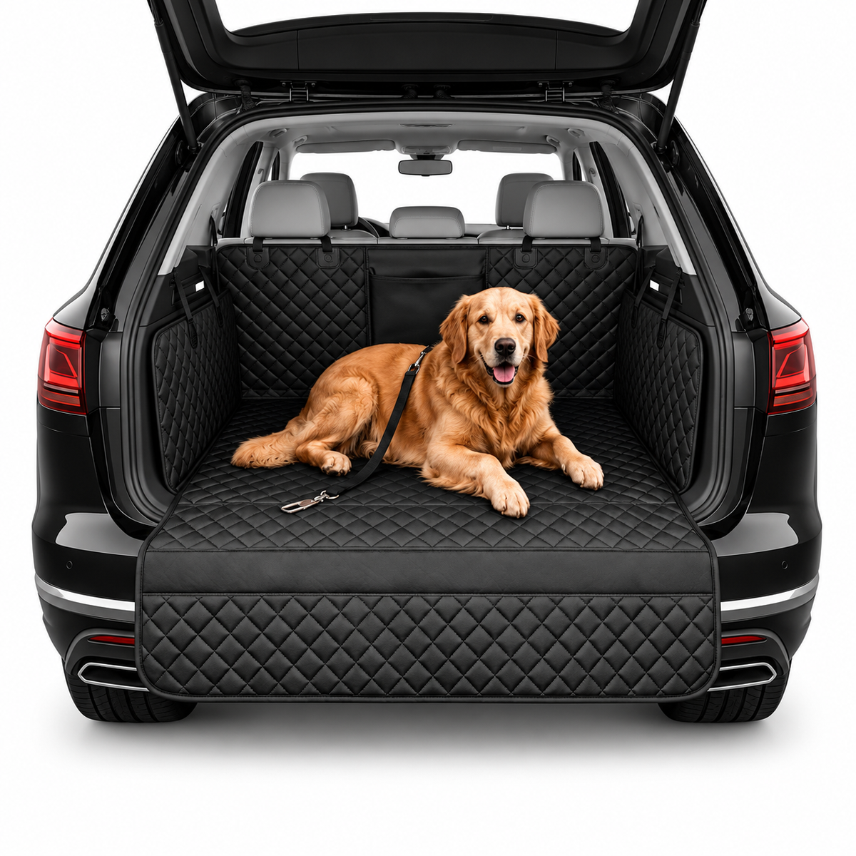 Quilted Dog Cargo Liner with Side Panels & Bumper Flap Fursera