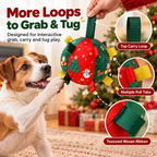 Christmas Plush Dog Ball Toy  – Bell or Rechargeable Version Fursera