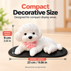 Cute Puppy Dashboard Ornament with Anti-Slip Mat Fursera