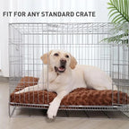 Washable Plush Dog Bed – Anti-Slip Crate Mat