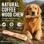 Coffee Wood Dog Chew Toy – Natural Long-Lasting Chewing Stick for Dogs Fursera