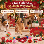 24-Day Pet Advent Calendar for Cats & Dogs – Christmas Toys & Accessories Fursera