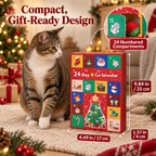 24-Day Pet Advent Calendar for Cats & Dogs – Christmas Toys & Accessories Fursera